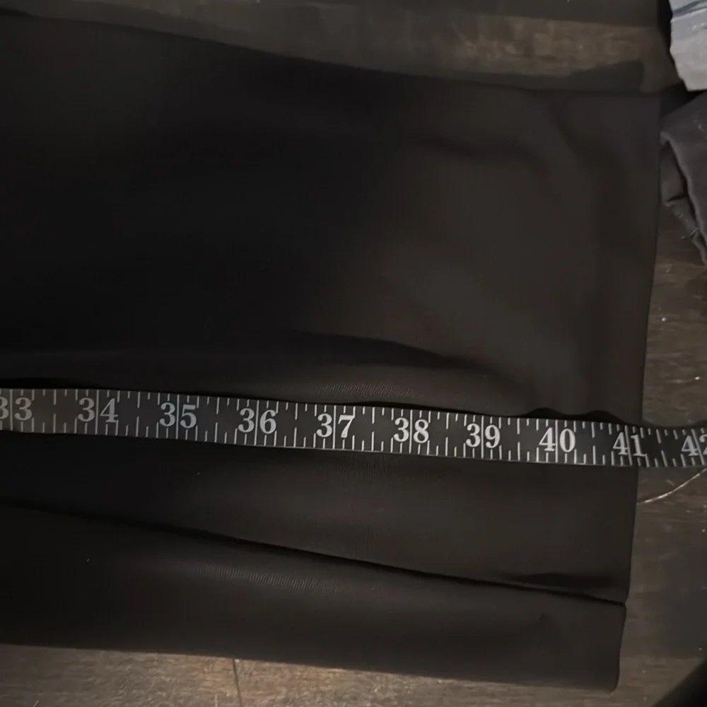 Talbots Black Faux Wrap 3/4 Sleeve MIDI Career Dress Double Pockets Size XL - Picture 7 of 7